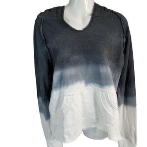 EXIST pullover hoodie dip dye L